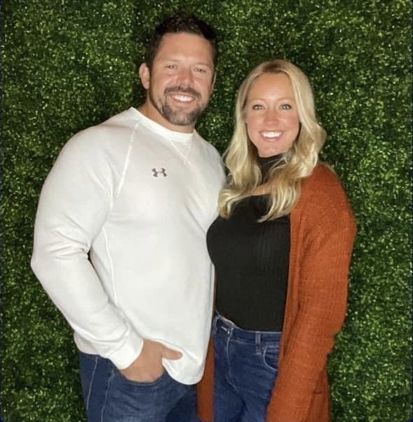 Freedom Contracting owner Brian Hoffman with his wife in Bowling Green, Kentucky